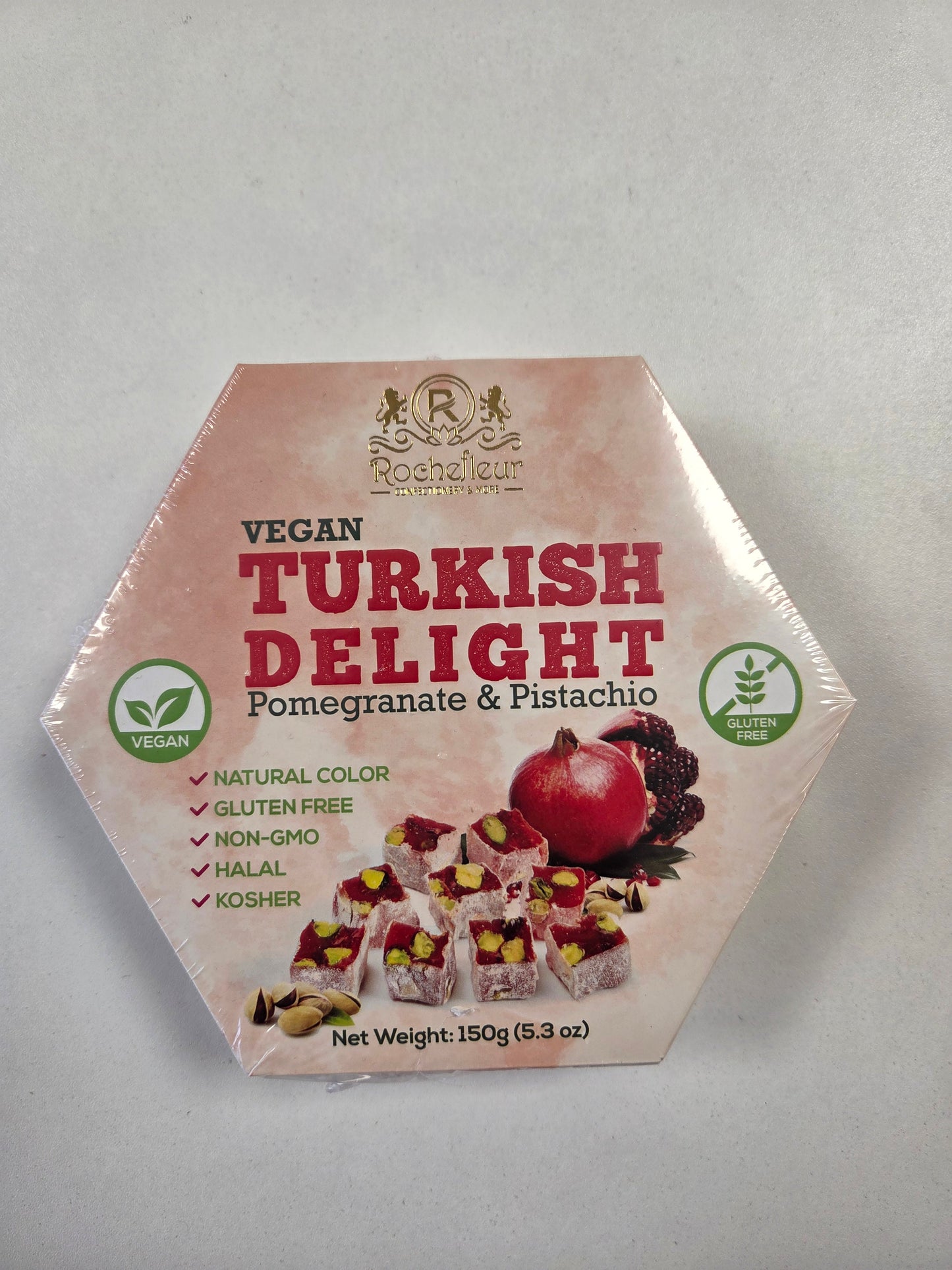 Turkish Delight Pomegranate & Pistachio - Gift Box 150g
