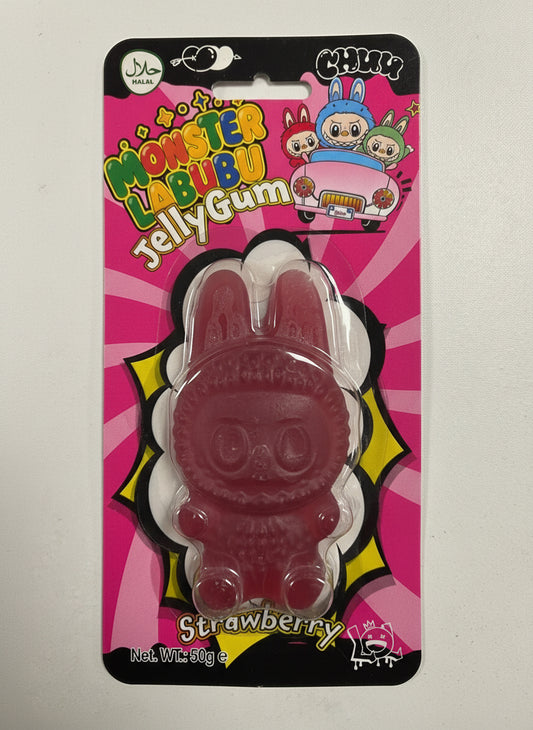 Monster Labubu Jelly Gum Strawberry 50g