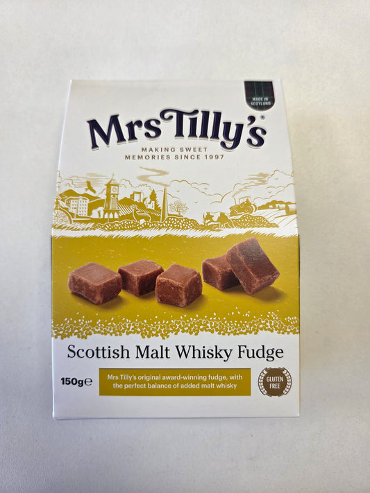 Mrs Tilly's Malt Whisky Fudge Gift Box 150g