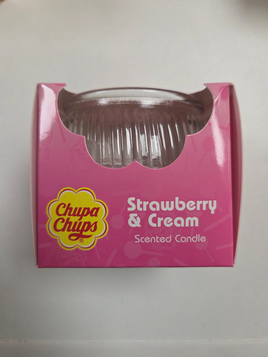Chupa Chups Candle - Strawberry & Cream