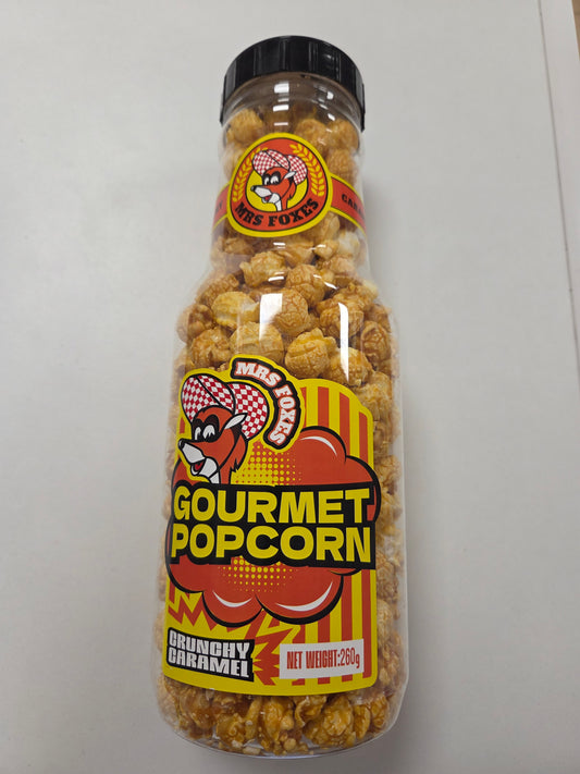 Mrs Foxy Gourmet Caramel Popcorn Bottle