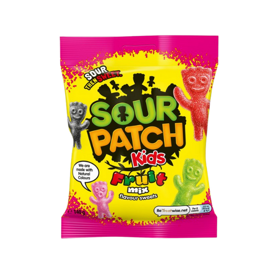 Sour Patch Kids Fruit Mix Flavour Sweets Bag 140g