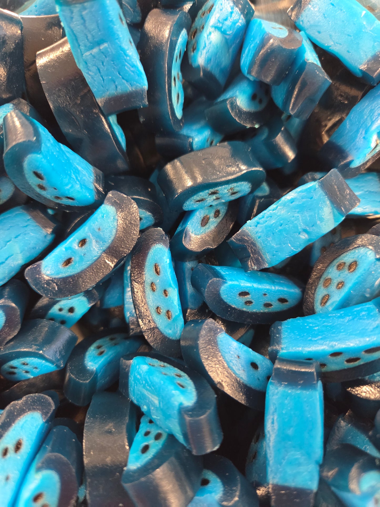 Blue Raspberry Slices