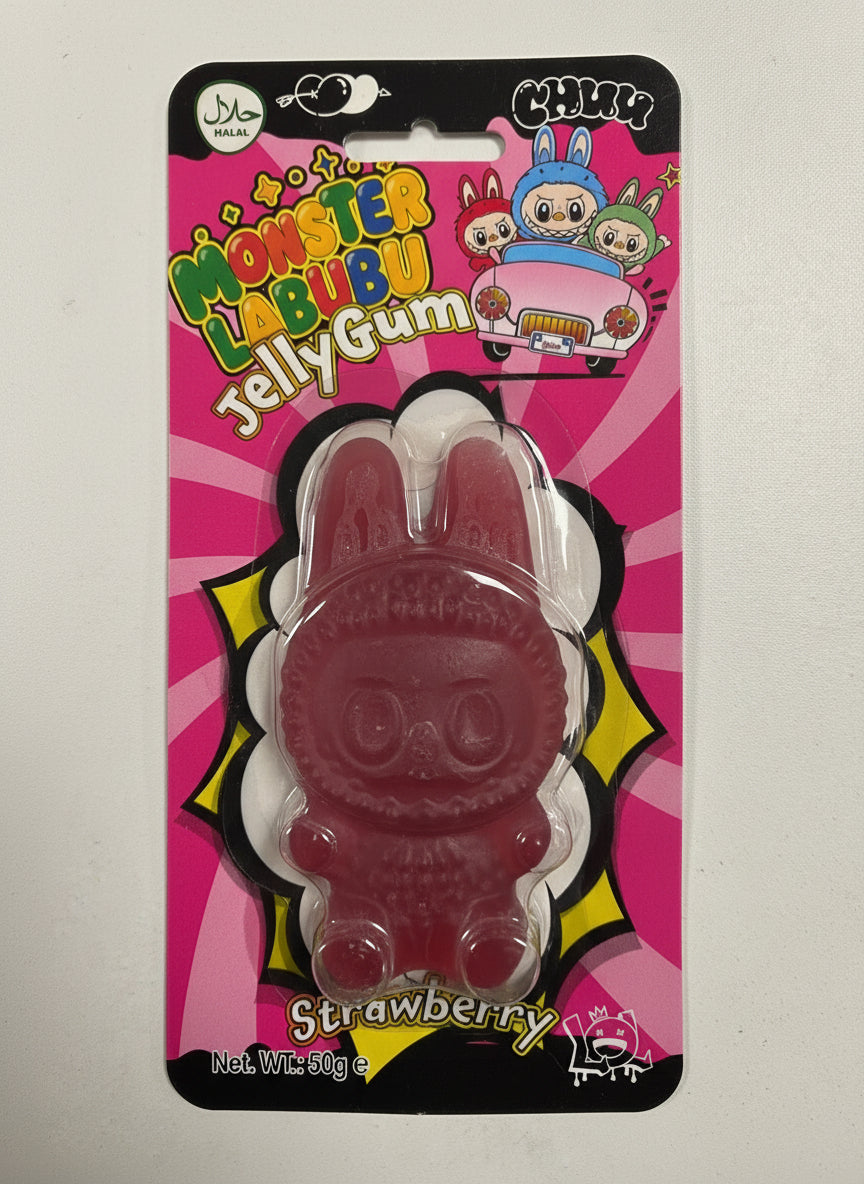 Monster Labubu Jelly Gum Strawberry 50g
