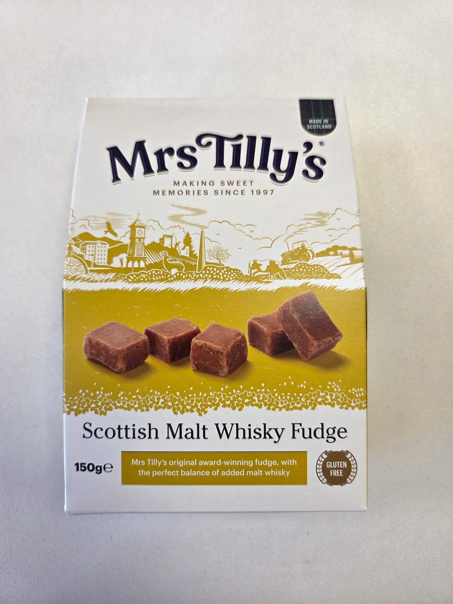 Mrs Tilly's Malt Whisky Fudge Gift Box 150g