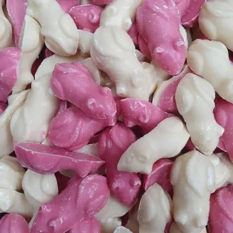 Pink & White Mice