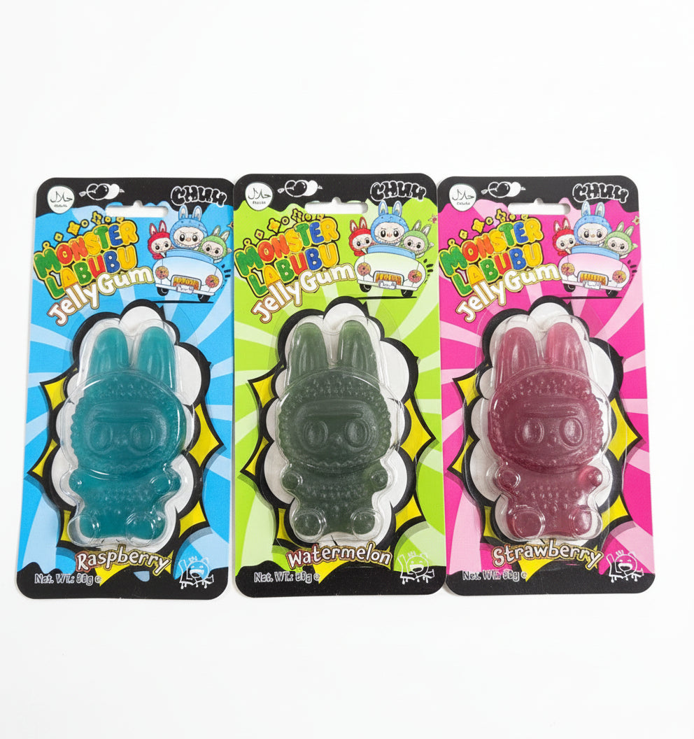 Monster Labubu Jelly Gum Raspberry 50g