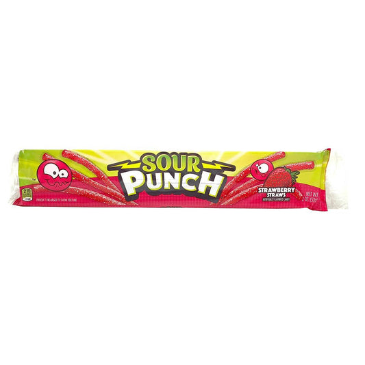 Sour Punch Strawberry Straws 57g