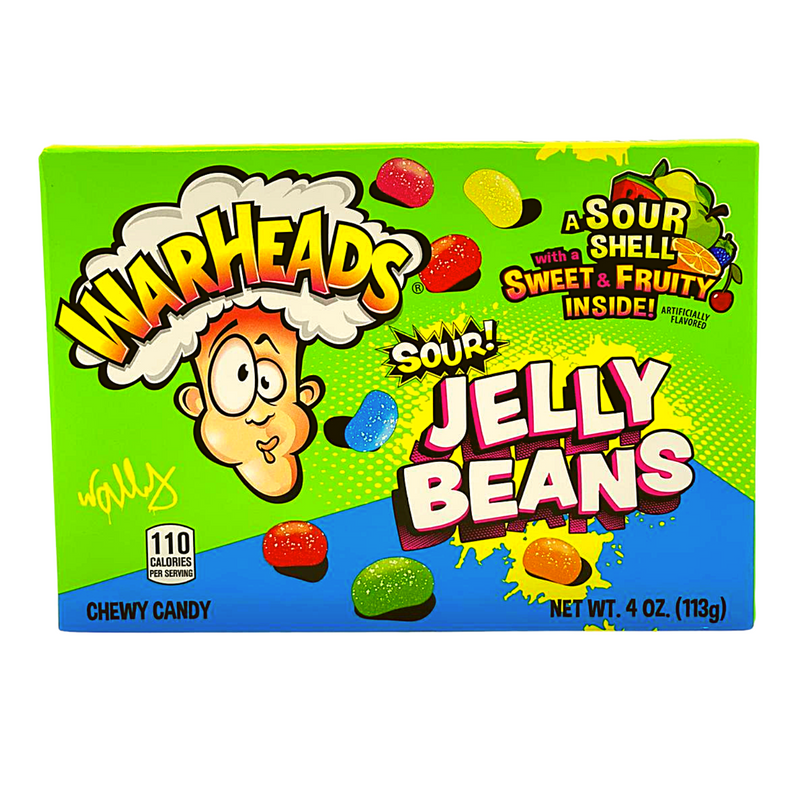 Warheads Sour Jelly Beans Theatre Box 113g