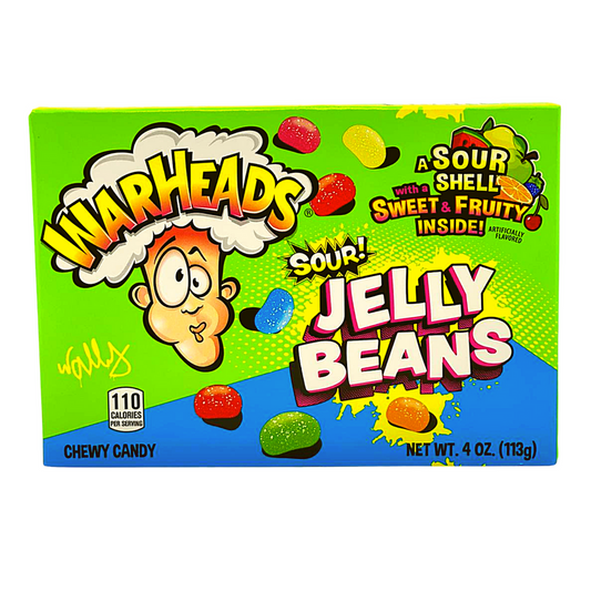 Warheads Sour Jelly Beans Theatre Box 113g