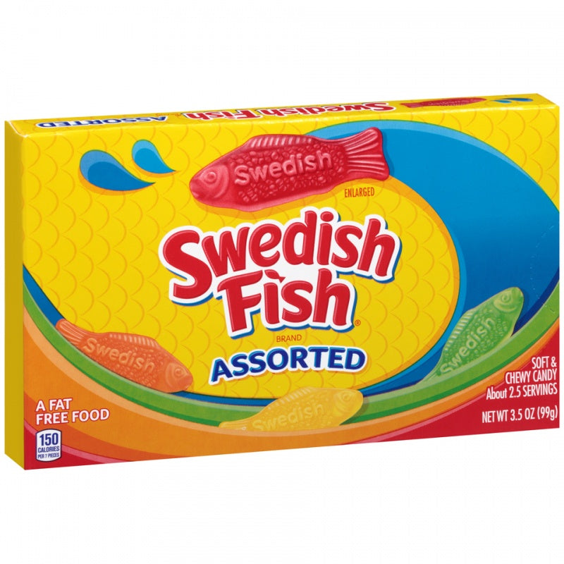 Swedish Fish Assorted Theatre Box 99g