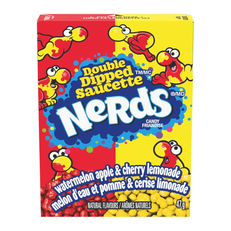 Nerds Double Dipped Cherry Lemonade & Watermelon Apple 46.7g